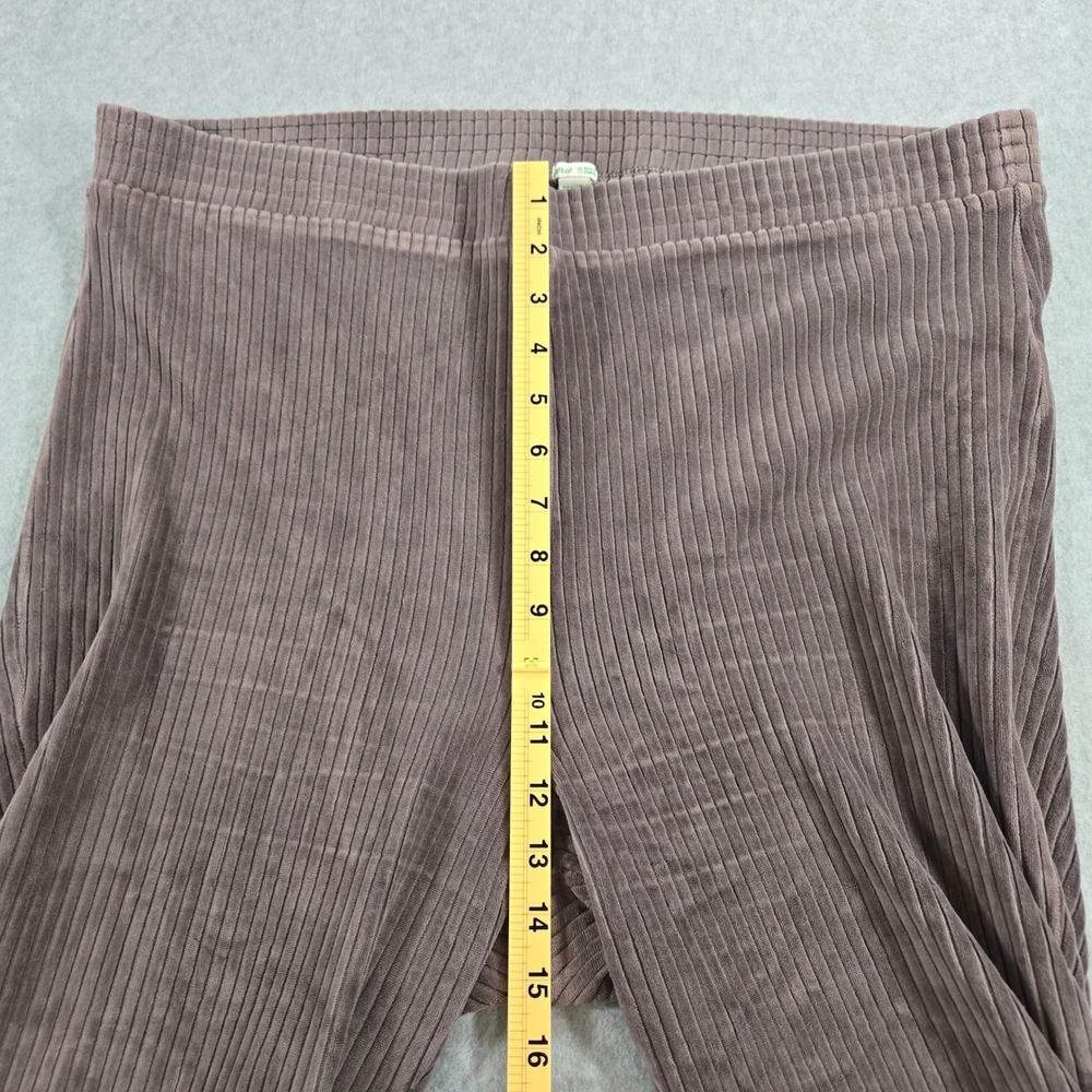 Aerie Corduroy Flare Pants Mauve Brown High Waisted XXL Regular LD441FK - Picture 9 of 9
